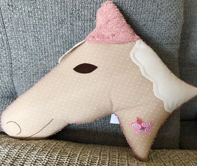 Kuscheltier Pferdekopf